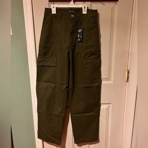 Green Cargo Jeans; Size 6, Never Worn with tags